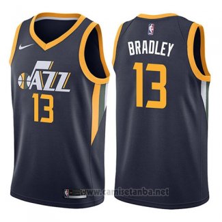 Camiseta Utah Jazz Tony Bradley #13 Icon 2017-18 Azul