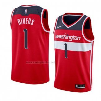 Camiseta Washington Wizards Austin Rivers #1 Icon 2018 Rojo