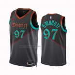 Camiseta Washington Wizards Eugene Omoruyi #97 Ciudad 2023-24 Negro