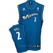 Camiseta Washington Wizards John Wall #2 Retro Azul