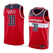 Camiseta Washington Wizards Mike Scott #30 Icon 2018 Rojo