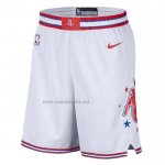 Pantalone Houston Rockets Ciudad 2025-26 Blanco