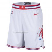 Pantalone Houston Rockets Ciudad 2025-26 Blanco