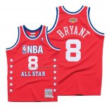 Camiseta All Star 2003 Kobe Bryant #8 Autentico Hardwood Classics Rojo