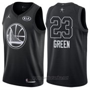 Camiseta All Star 2018 Golden State Warriors Draymond Green #23 Negro