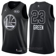 Camiseta All Star 2018 Golden State Warriors Draymond Green #23 Negro