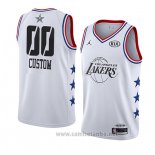 Camiseta All Star 2019 Los Angeles Lakers Personalizada Blanco