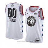 Camiseta All Star 2019 Minnesota Timberwolves Personalizada Blanco