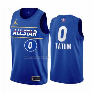 Camiseta All Star 2021 Boston Celtics Jayson Tatum #0 Azul