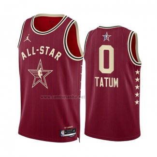 Camiseta All Star 2024 Boston Celtics Jayson Tatum NO 0 Rojo