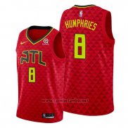 Camiseta Atlanta Hawks Isaac Humphries #8 Rojo Statement