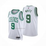 Camiseta Boston Celtics Derrick White NO 9 Association 2023-25 Blanco