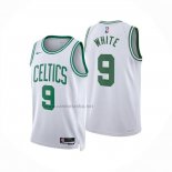 Camiseta Boston Celtics Derrick White NO 9 Association 2023-25 Blanco