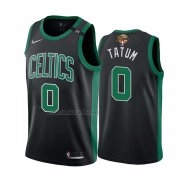 Camiseta Boston Celtics Jayson Tatum #0 Statement 2022 NBA Finals Negro