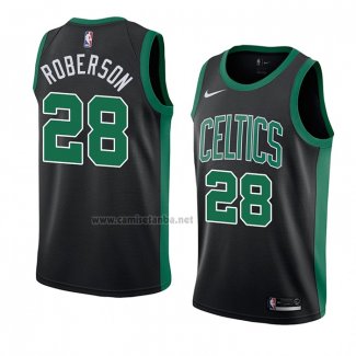 Camiseta Boston Celtics Jeff Roberson #28 Statement 2018 Negro