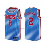 Camiseta Brooklyn Nets Blake Griffin #2 Classic 2020-21 Azul