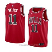 Camiseta Chicago Bulls Derrick Walton #11 Icon 2018 Rojo