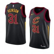 Camiseta Cleveland Cavaliers John Henson #31 Statement 2018 Negro