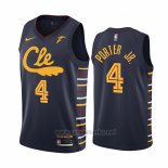 Camiseta Cleveland Cavaliers Kevin Porter Jr. #4 Ciudad Azul