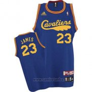 Camiseta Cleveland Cavaliers LeBron James #23 Retro 2009 Azul