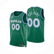 Camiseta Dallas Mavericks Personalizada Classics 2025-26 Verde