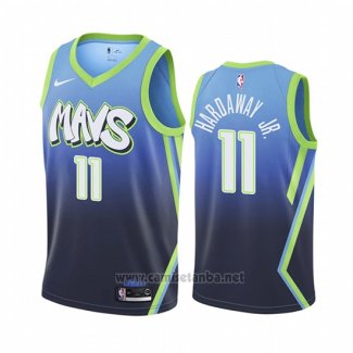 Camiseta Dallas Mavericks Tim Hardaway Jr. #11 Ciudad Edition Azul