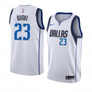 Camiseta Dallas Mavericks Trey Burke #23 Association 2018-19 Blanco