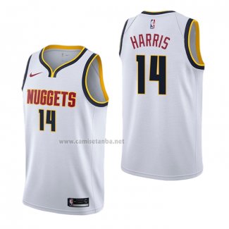 Camiseta Denver Nuggets Gary Harris #14 Association Blanco