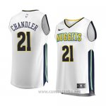 Camiseta Denver Nuggets Wilson Chandler #21 Association 2017-18 Blanco