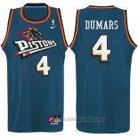 Camiseta Detroit Pistons Joe Dumars #4 Azul