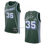 Camiseta Detroit Pistons Marvin Bagley III #35 Ciudad 2022-23 Verde