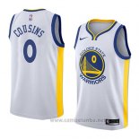 Camiseta Golden State Warriors Demarcus Cousins #0 Association 2018-19 Blanco