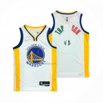Camiseta Golden State Warriors Klay Thompson #11 2022 Slam Dunk Special Mexico Edition Blanco Camiseta Golden State Warriors Klay Thompson #11 2022 Slam Dunk Special Mexico Edition Blanco