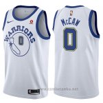 Camiseta Golden State Warriors Patrick McCaw #0 Hardwood Classic 2017-18 Blanco