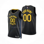 Camiseta Golden State Warriors Personalizada Statement 2024-25 Negro