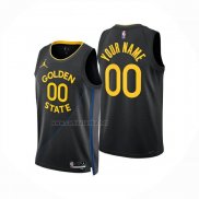 Camiseta Golden State Warriors Personalizada Statement 2024-25 Negro