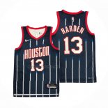 Camiseta Houston Rockets James Harden #13 Ciudad 2021-22 Azul