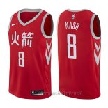 Camiseta Houston Rockets Le'bryan Nash #8 Ciudad 2017-18 Rojo