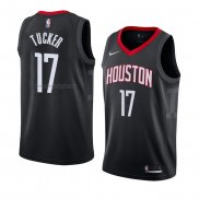Camiseta Houston Rocketst P.j. Tucker #17 Statement 2018 Negro