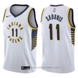 Camiseta Indiana Pacers Domantas Sabonis #11 Association 2017-18 Blanco