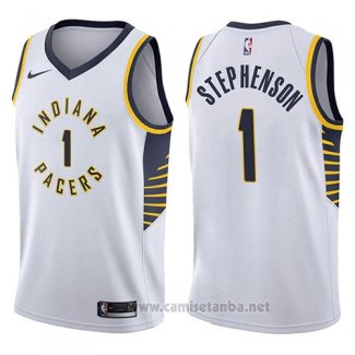 Camiseta Indiana Pacers Lance Stephenson #1 Association 2017-18 Blanco