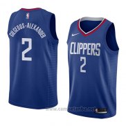 Camiseta Los Angeles Clippers Shai Gilgeous-Alexander #2 Icon 2018 Azul