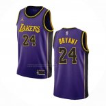 Camiseta Los Angeles Lakers Kobe Bryant #24 Statement 2022-23 Violeta
