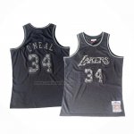 Camiseta Los Angeles Lakers Kobe Bryant #34 Swingman Mitchell & Ness 1996-97 Negro