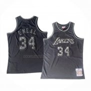 Camiseta Los Angeles Lakers Kobe Bryant #34 Swingman Mitchell & Ness 1996-97 Negro