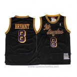 Camiseta Los Angeles Lakers Kobe Bryant #8 Retro Negro