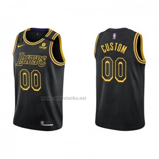 Camiseta Los Angeles Lakers Personalizada Mamba 2021-22 Negro