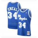 Camiseta Los Angeles Lakers Shaquille O'Neal #34 Retro 1996-97 Azul