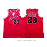 Camiseta Michael Jordan #23 Rojo Negro