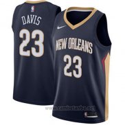 Camiseta New Orleans Pelicans Anthony Davis #23 Icon 2017-18 Azul